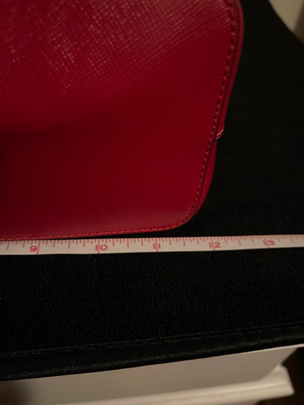 NWOT..kate spade Red Leather Tote with Double Straps - Picture 9 of 11